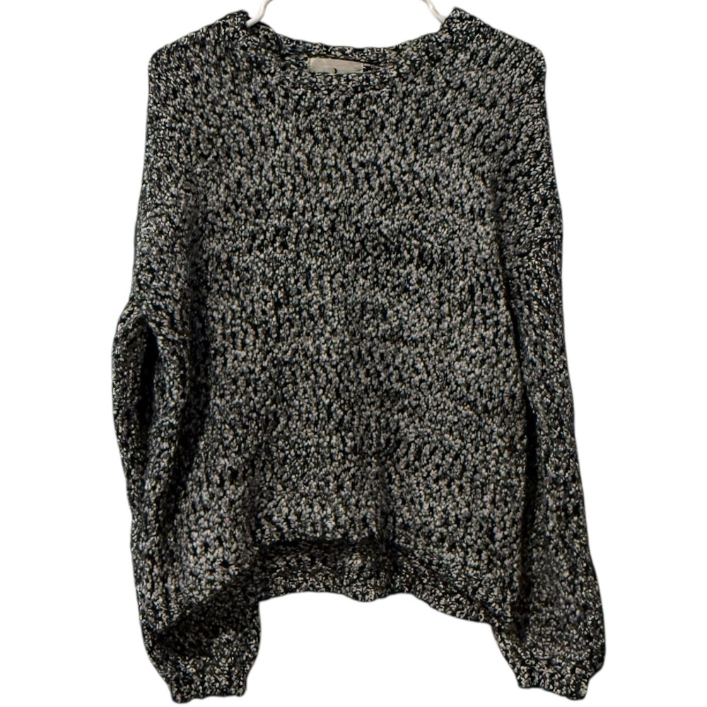 Ruby Moon Black and Gray Knit Sweater